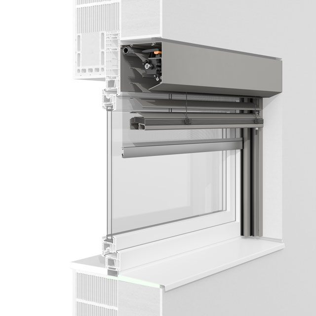 Raffstoren 12 PENTO.XP-RS mit optionalem Insektenschutz