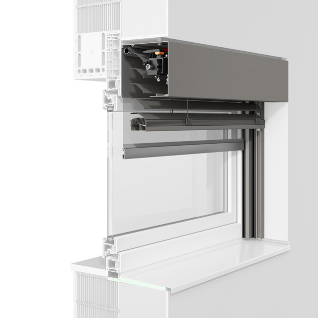 Raffstoren 14 QUADRO.XP-RS mit optionalem Insektenschutz